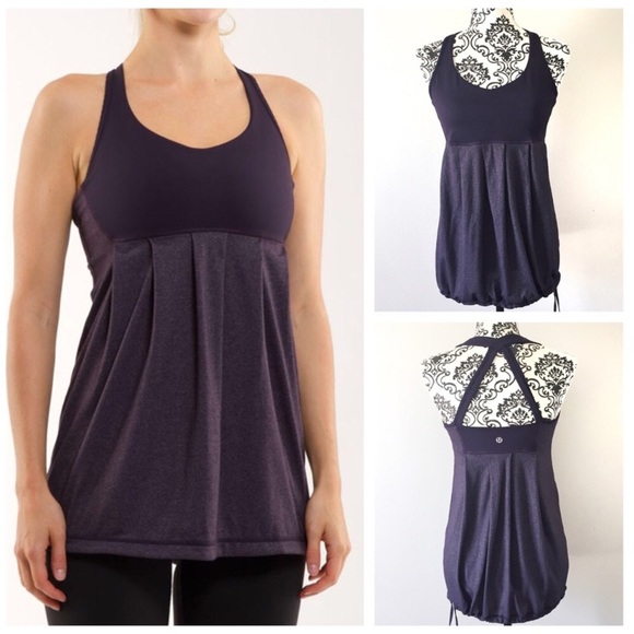 lululemon athletica Tops - Lululemon Power Technique tank purple 8 like new